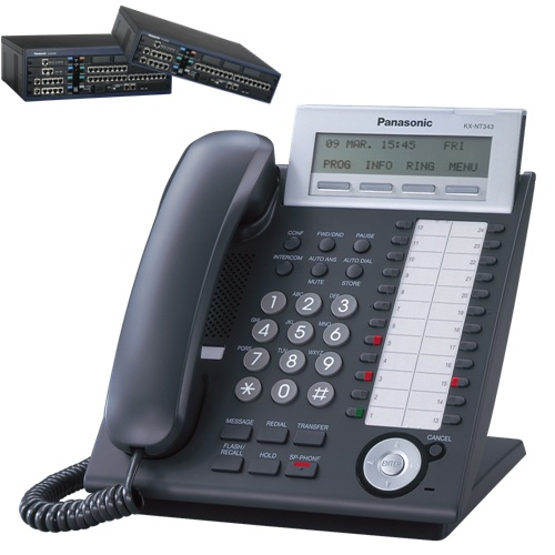 Panasonic KX-NT343B  Цифров системeн IP телефонeн апарат