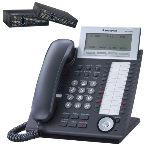 Panasonic KX-NT346B  Цифров системeн IP телефонeн апарат